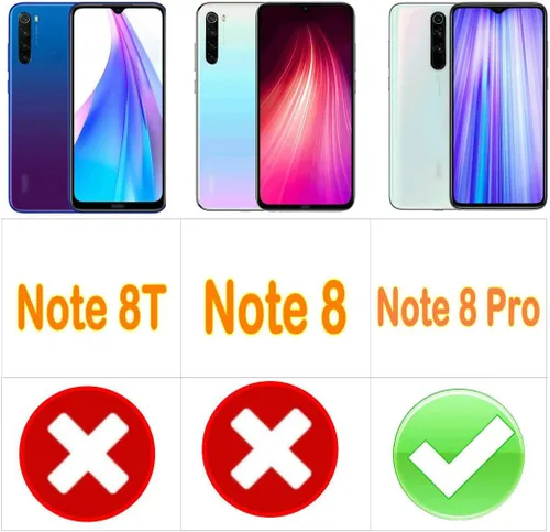 Vista 2 de USTIYA Caso para Xiaomi Mi Redmi Note 8 Pro Clear Crystal TPU Cuatro Esquinas Parachoques Proteger Cámara Cubierta Protectora Transparente Suave