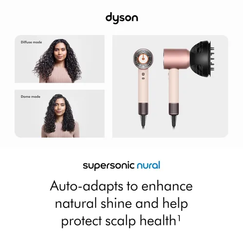 Vista 2 de Dyson Supersonic Nural™ Secador de pelo Rosa cerámico