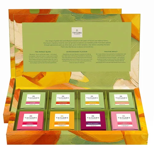 Vista 7 de Taylors of Harrogate Caja de variedad de té verde e infusiones de hierbas, 48