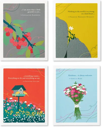 Vista 10 de Compendium Positively Green - Paquete de 4 tarjetas de aliento – Courage dear, heart (cuatro tarjetas en total, un diseño, con sobres)