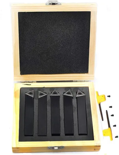 Vista 9 de OSCARBIDE Soporte para herramientas de torneado de carburo indexable de 1/2 1/2 mini
