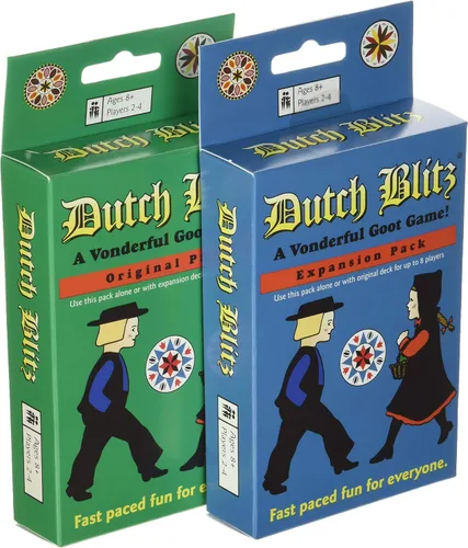 Vista 3 de Juego de cartas Dutch Blitz original y paquete de expansion (versión en inglés)