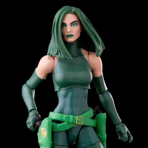 Vista 6 de Marvel Legends Series Madame Hydra Comics - Figura de acción coleccionable de 6 pulgadas, 4 accesorios, 1 pieza de Build-A-Fig.