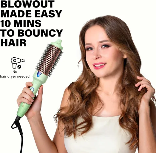 Vista 10 de K&K Cepillo eléctrico para el cabello, fácil de crear un aspecto de soplado