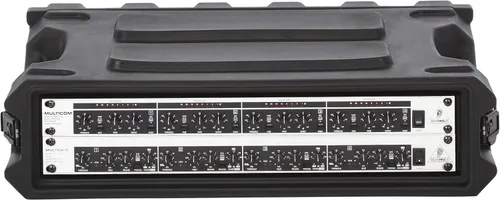 Vista 14 de Gator Cases Pro Series - Carcasa para rack de 2U moldeada rotacionalmente con poca profundidad de 13 pulgadas; fabricada en Estados Unidos