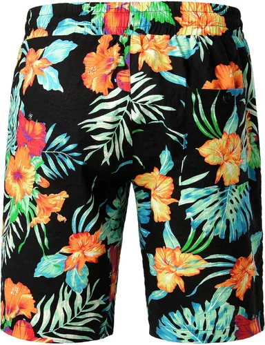 Vista 6 de Jogal - Camisa hawaiana de manga corta con botones para hombre