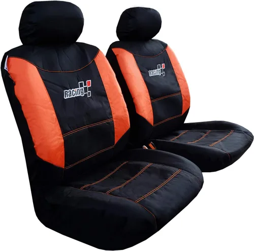 Vista 12 de Fundas de asiento de lona negra, juego completo, resistente al agua, protección interior de camión, ajuste universal, compatible con airbag