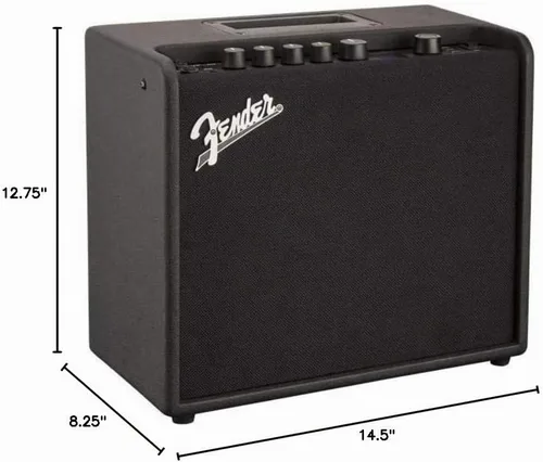 Vista 9 de Fender Mustang LT25 Amplificador de guitarra, amplificador combinado de 25 W, con 2 años de garantía, 30 efectos preestablecidos con interfaz