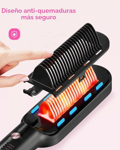Vista 4 de Wavytalk Cepillo alisador de vapor Sleek Sweep and Steamline Pro