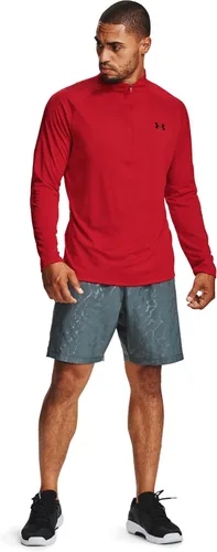 Vista 4 de Under Armour Tech 2.0 - Camiseta de manga larga y media cremallera para hombre