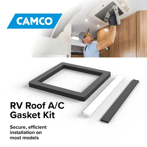 Vista 5 de Camco 25071 14" x 14" Aire acondicionado universal para techo Juego de Juntas