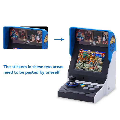 Vista 3 de SNK 40th Anniversary NEOGEO MINI Arcade Console, 3.5" Screen with 40 Classic Games(KOF/Metal Slug Series), TV Output Compatible, Dual Controller