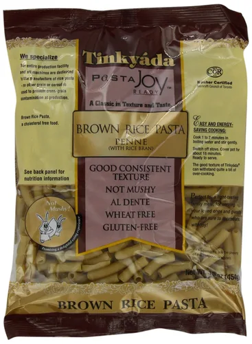 Vista 5 de Tinkyada Pasta de arroz integral, Fusilli, 16 onzas (paquete de 12)