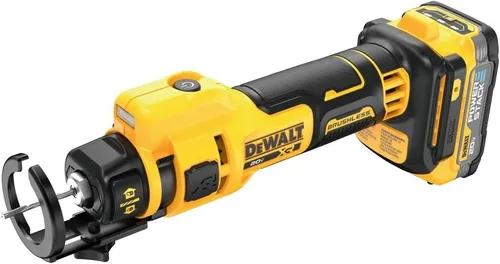 Vista 3 de DEWALT - Pistola de tornillos inalámbrica de 20V MAX y kit de recorte con 2 baterías POWERSTAK y cargador incluidos (DCK265E2)