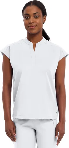 Vista 20 de Healing Hands Purple Label Women's Scrub Top with Dolman Sleeves 2 Pockets Elástico en 2 direcciones, sarga de poliéster y elastano, mangas Dolman