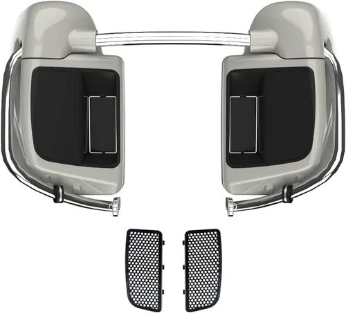 Vista 71 de Kits de calentadores de piernas con ventilación y combinación de color con guantera para Harley Davidson Touring Street Road King Glide FLTR 2014