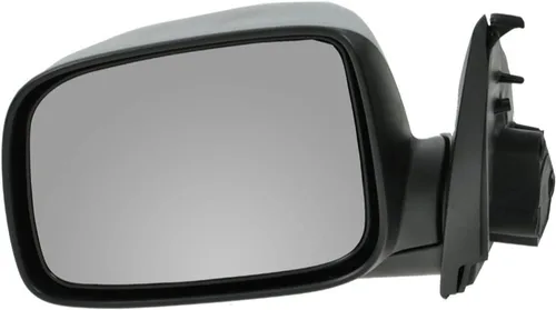 Vista 103 de TRQ Espejo plegable con calefacción eléctrica del lado del conductor con indicador de punto ciego pintura a juego negro liso compatible con Kia
