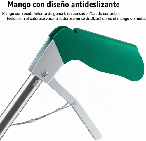 Vista 3 de Anrain herramienta de trabajo extrapesado para atrapar serpientes de 47 pulgadas con mordaza ancha Herramienta de manejo de mandíbula ancha