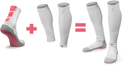 Vista 8 de FLITE SPORTS Calcetines antideslizantes para fútbol, fútbol sala, LAX, Pickleball, calcetines de neón para hombres y mujeres