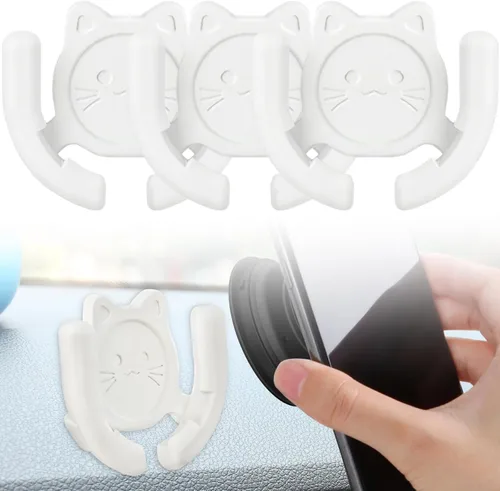 Vista 20 de Soporte multisuperficie para automóvil, paquete de 2 unidades compatible con soportes Popsocket, accesorios de soporte de dispositivos manos libres