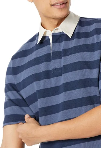 Vista 3 de Tienda Essentials Polo de rugby de manga corta y ajuste regular para hombre