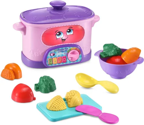 Vista 2 de LeapFrog Choppin' Fun - Olla de aprendizaje, color rosa