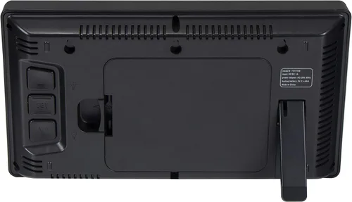Vista 3 de AcuRite 75114M Reloj digital LED de 10 pulgadas con atenuación automática de brillo, blanco
