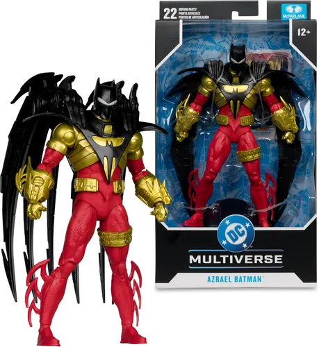 Vista 6 de McFarlane Toys - DC Multiverse Azrael Batman (Knightquest) Figura de acción de 7 pulgadas