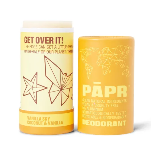 Vista 11 de PAPR-Desodorante natural en embalaje de papel sostenible sin residuos, desodorante vegano para hombres y mujeres, sin fragancia artificial, aluminio