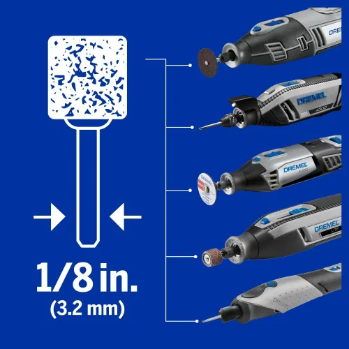 Vista 4 de Dremel 735-01 8 piezas de cristal y piedra accesorio Micro Kit