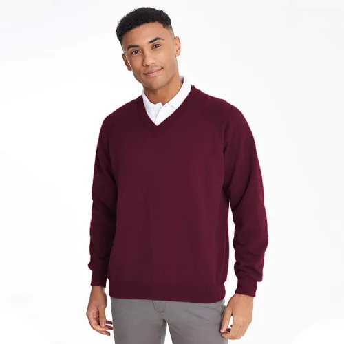 Vista 7 de Colorsure - Sudadera con cuello en V para hombre