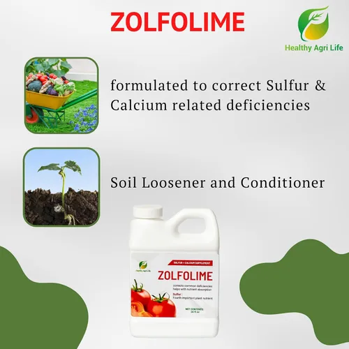 Vista 3 de Healthy Agri Life - Líquido de alimentos para césped y plantas de azufre - Aflojante y acondicionador de suelo, ideal para suelos compactos, agua