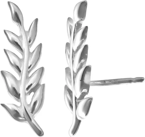 Vista 2 de Plata de ley Boma Leaf Ear Crawler