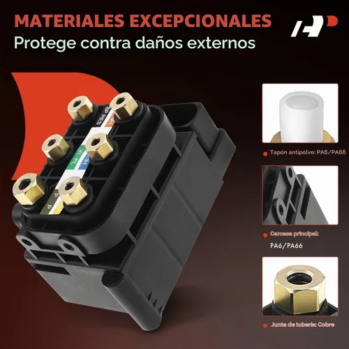 Vista 5 de A-Premium Bloque de Válvula de Solenoide de Suspensión de Aire Compatible con Mercedes-Benz CL550 2009-2014 CLS400 CLS550 E350 E400 E500 GL320 GL350