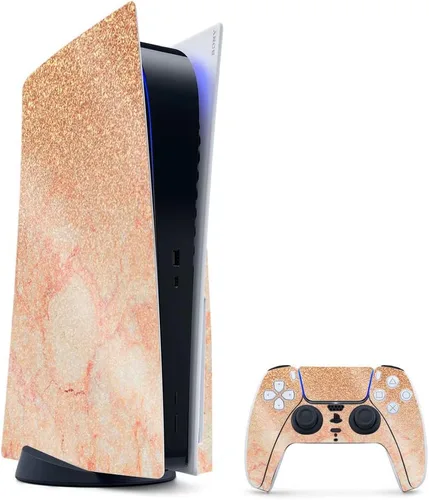 Vista 31 de MightySkins - Skin para juegos con purpurina brillante para PS5 y PlayStation 5, ágata amatista, acabado duradero con purpurina de alto brillo