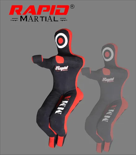 Vista 5 de Maniquí de presentación de MMA Grappling para entrenamiento de autodefensa BJJ Jiu Jitsu Punching Dummies (sentado 5 pies/60 pulgadas), sin relleno