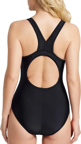 Vista 2 de BALEAF Traje de baño deportivo de una pieza con espalda cruzada para mujer