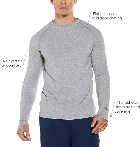 Vista 3 de Coolibar Vestido camisero de viaje para mujer UPF 50+ - Protección solar, Gris Caliente