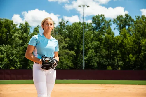 Vista 4 de Mizuno Fastpitch - Camiseta de softball con cuello redondo