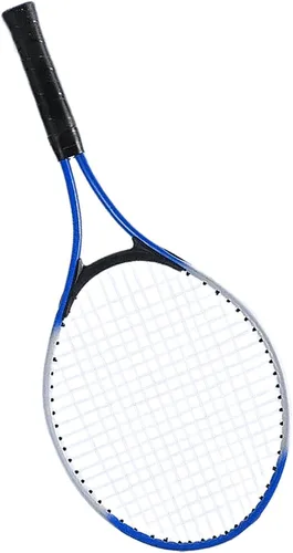 Vista 5 de Raqueta de tenis ligera a prueba de golpes para principiantes, raqueta profesional con equipo de entrenamiento, adecuada para práctica de pares