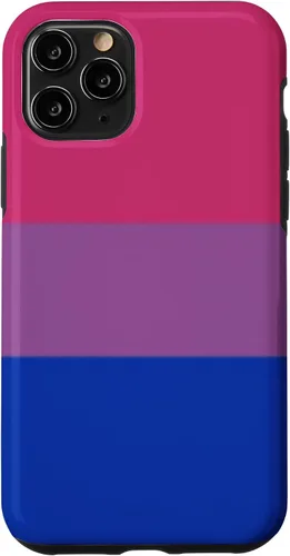 Vista 29 de Funda de colores de la bandera del orgullo bisexual para iPhone 16