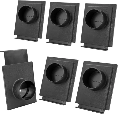 Vista 10 de POWERTEC 70133V 2-1/2" puerta de ráfaga para el colector de polvo, accesorios de la colección de polvo