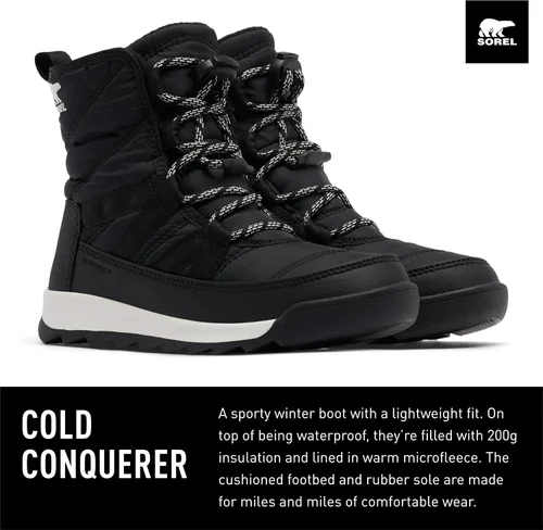 Vista 2 de SOREL Youth Whitney II Botas cortas de encaje - Botas de invierno impermeables