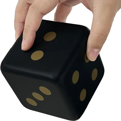 Vista 2 de Juguete de Dados de Espuma de 3.15 Pulgadas: Un Divertido Juguete Educativo de Dados Kawaii Lleno de Diversión para Juegos de Mesa Infantiles