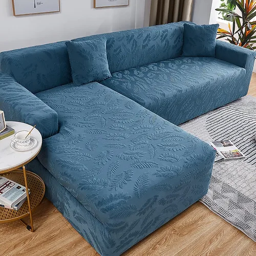 Vista 8 de Fundas de sofá modular, funda de sofá jacquard elástica para sofá en forma de L, suave, antideslizante, resistente al desgaste, protector de muebles