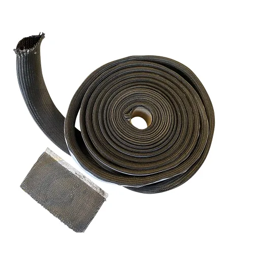 Vista 2 de LavaLock Kit de juntas de malla de alambre para Kamado Joe/BGE - 1-1/4" X 150 pulgadas. Junta plana para ahumar barbacoa autoadhesiva con cinta