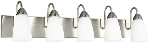 Vista 2 de Sea Gull Lighting 4420205-962 Sevilla - Luces de pared o baño, acabado de níquel cepillado