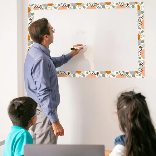 Vista 5 de Zonon Bordes bohemios para tablón de anuncios de 65 pies, borde de aula