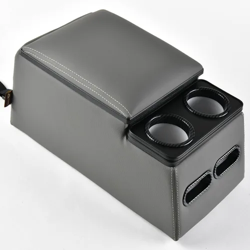 Vista 12 de Coverado - Organizador de consola central para auto, consolas universales para asiento trasero, organizador y almacenamiento para asiento