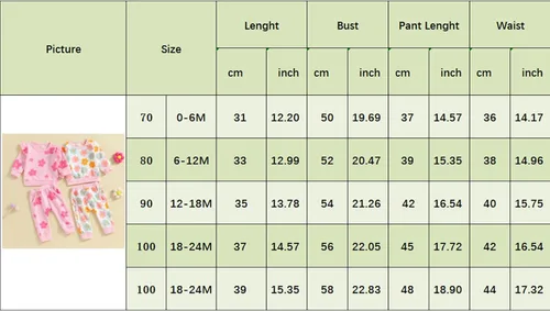 Vista 8 de MAYUMMPY Conjunto de 2 piezas de sudadera con cuello redondo floral y pantalones para bebé niña